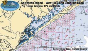 galveston-west-bay-fishing-spots - Texas Fishing Spots Maps for GPS