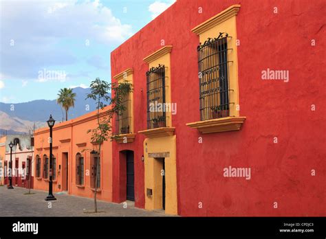 Colonial architecture, Oaxaca City, Oaxaca, Mexico, North America Stock Photo - Alamy