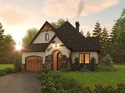 034H-0347: European Small House Plan | Cottage style house plans ...