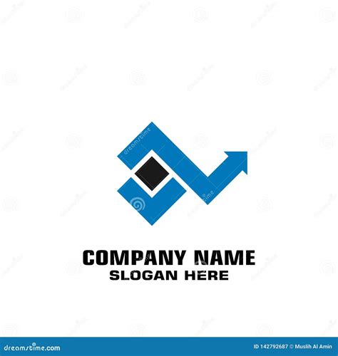 Progress Graphic Logo Template Stock Vector - Illustration of modern, brand: 142792687