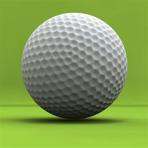 Golf ball 3D Model OBJ 3DS FBX C4D | CGTrader.com