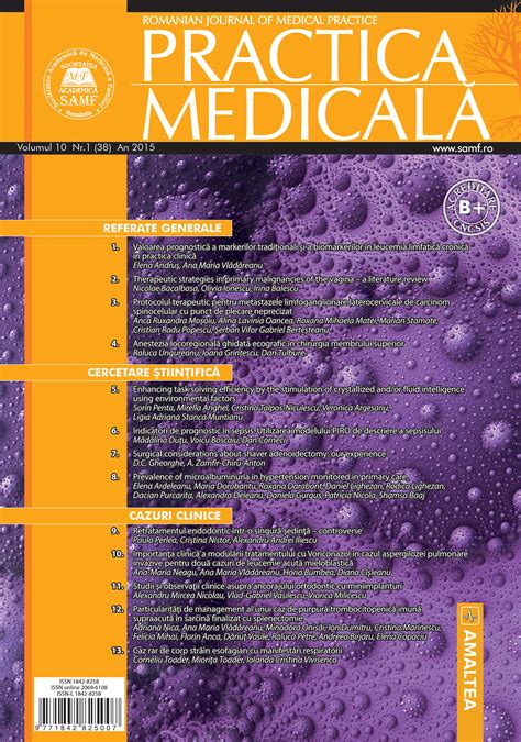Prevalence of microalbuminuria in hypertension monitored in primary care – Romanian Journal of ...