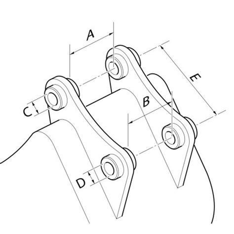 Excavator Bucket Pin Size Chart - The Attachment Company LLC