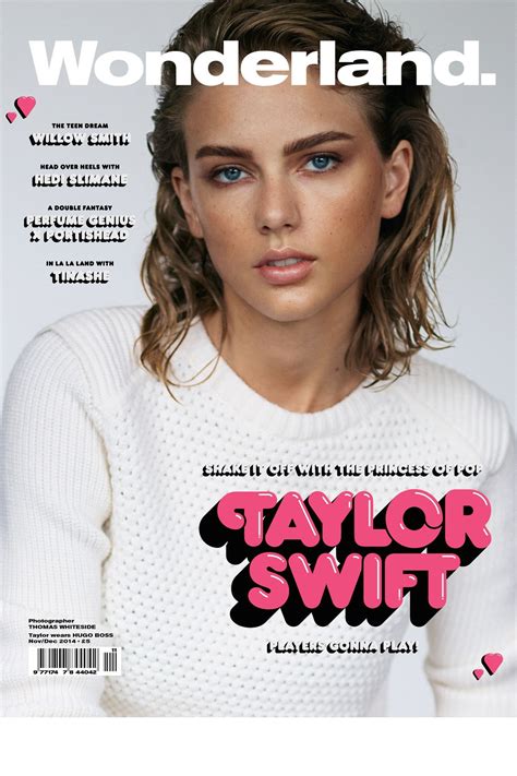 Taylor Swift Wonderland cover article interview pictures | Glamour UK