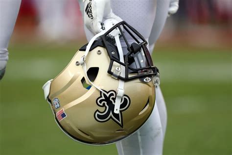 Saints Helmet 2024 - Fred Pamela