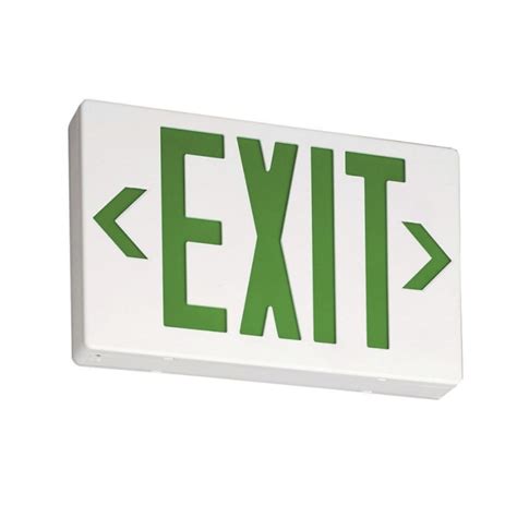 Standard Red Exit Sign - Brightology Lighting