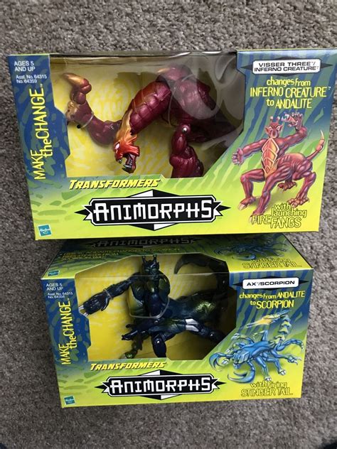 Transformers Animorphs Visser Three/Inferno Creature 1998 Figure (New ...