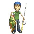 Free Fishing Animations - Fishing Clipart - Animated Fishing Gifs