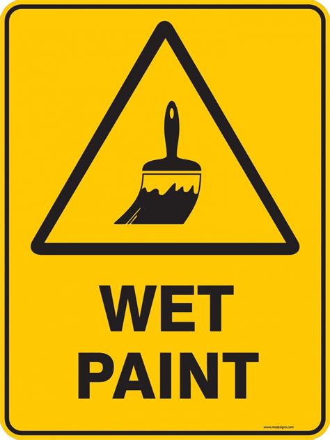 Wet Paint Signs - ClipArt Best