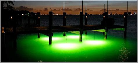 Green Underwater Dock Light - Magnum Halogen Dock Light