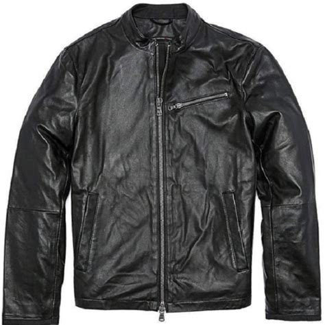 John Varvatos Men's Leather Jacket - RockStar Jacket