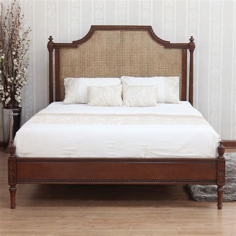 Marseille French Rattan Bed Frame