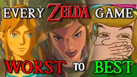 EVERY Zelda Game Ranked From Worst To Best, 54% OFF