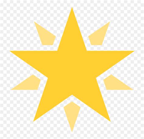 Glowing Star Emoji Clipart - Emoji Glowing Star, HD Png Download - vhv