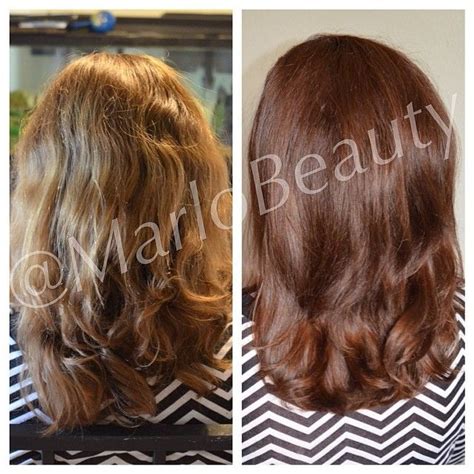 #CHIColor makeover: 6CM with CHI 20 vol. developer equal parts by marlobeauty | Hair color ...