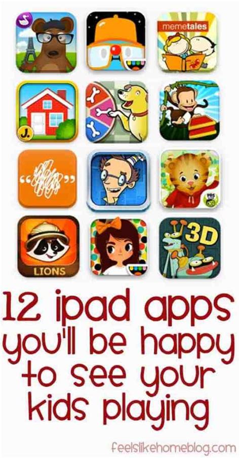 12 iPad Apps You’ll Be Happy to See Your Kids Playing