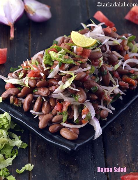 rajma salad recipe | kidney bean salad | healthy rajma salad