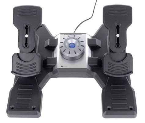 Flygsimulator-pedal Logitech Gaming Saitek Pro Flight Rudder Pedals ...