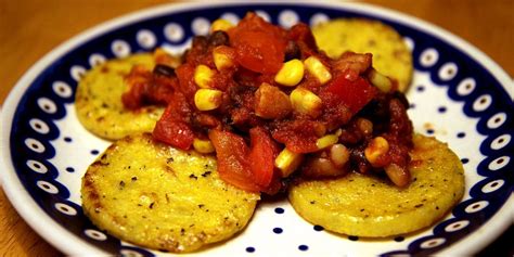 Vegan, Gluten-Free, and Under 300 Calories: Polenta and Beans | Recipe | Vegetarian dinners ...