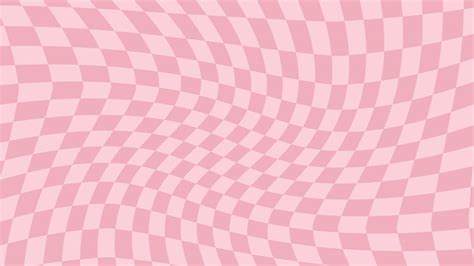 aesthetic pink checkerboard distorted checkered wallpaper illustration ...