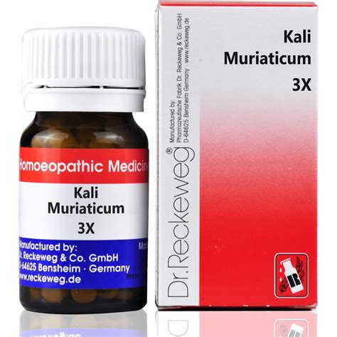 Buy Dr. Reckeweg Kali Muriaticum 3X (20g) | ShopHealthy.in