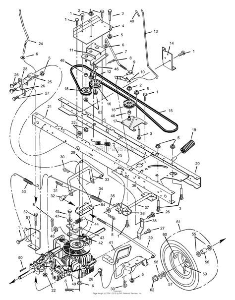 Murray 40564x51C - Lawn Tractor (2000) Parts Diagram for Motion Drive