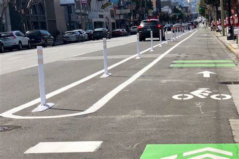 Protected bike lane in SF completed in record time following cyclist’s ...