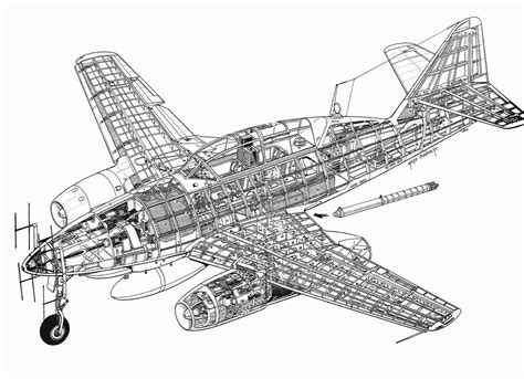 Messerschmitt Me 262 Drawings