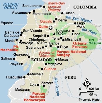 Mapa hidrográfico del ecuador