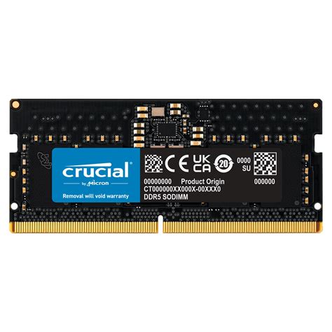 Crucial SO-DIMM DDR5 8 GB 4800 MHz CL40 1Rx16 - PC RAM - LDLC 3-year ...