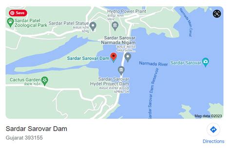 Sardar Sarovar Dam is Located in Which State on River of Mathwar Hills