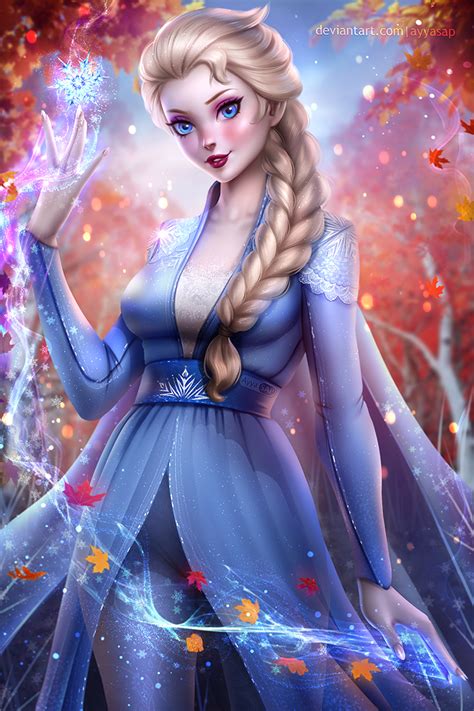 Queen Elsa (Frozen 2) by AyyaSAP on DeviantArt
