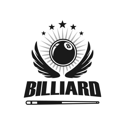 Billiards logo design vector. Sport labels for poolroom. Billiards club logo template. 10630032 ...