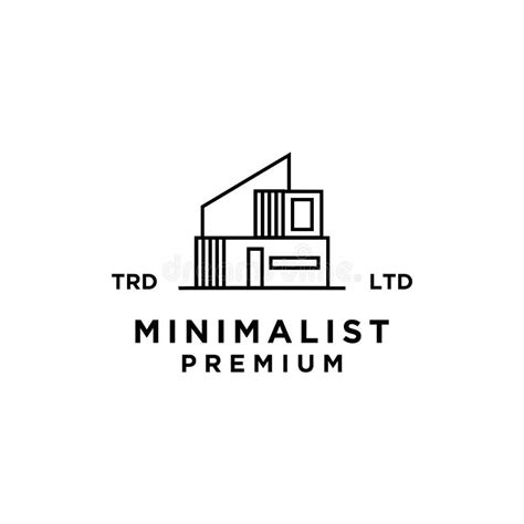 Minimalist House Vector Logo Design Stock Illustration - Illustration ...