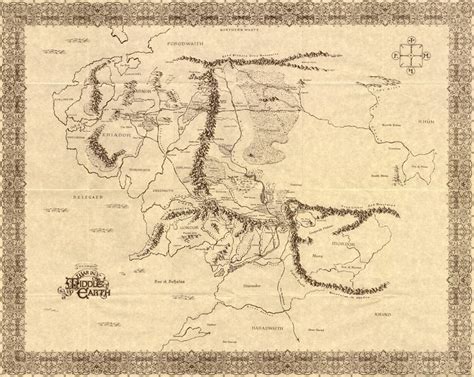 The Lord Of The Rings Maps