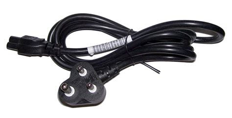 Laptop Power Cable Cord- 3 Pin Adapter (1 Meter/3.3 Feet) - DYNOKART