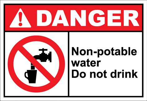 Do Not Drink The Water Sign - ClipArt Best