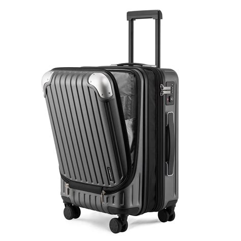 Buy Grace EXT Carry On Luggage, 20” Expandable Hardside Suitcase, ABS+PC Harshell SPinner ...