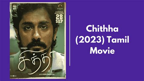 Chithha (2023) Tamil Movie - TamilYogi