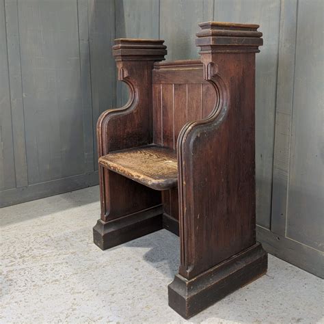 Antique Church Sidesman's Pew Chair from St Paul's Goodmayes (SOLD ...