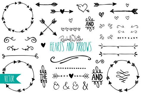 Hearts & Arrows Vector Design Files on Behance