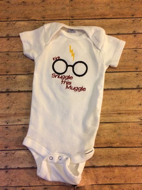 Harry Potter onesie Snuggle this muggle | Harry potter onesie, Onesies, Baby onesies