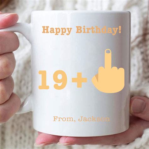 Personalized Funny Birthday Mug, Custom Year and Name - Gearcustoms.com