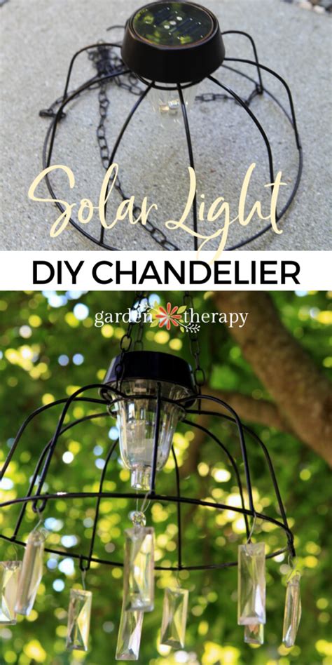 Fairy Light Project: DIY Solar Light Chandelier