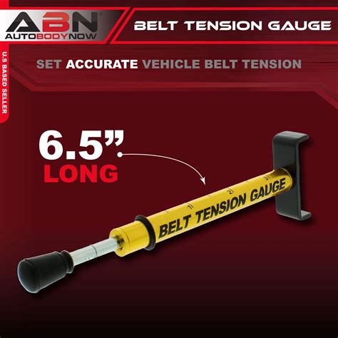 ABN Belt Tension Gauge Universal, 10 lbs specification, Easy to Read ...