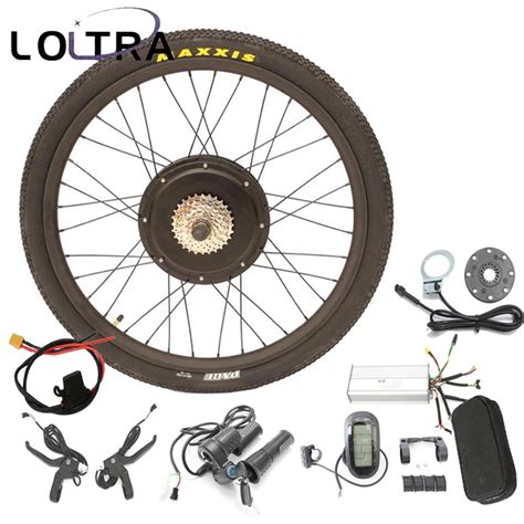 48V 1500W E bike Conversion Kit 26" 27.5" 28" MTB Electric Bicycle Rear ...