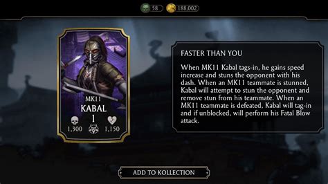 Just got mk11 kabal, what would be a good team for him? Im kinda new at ...