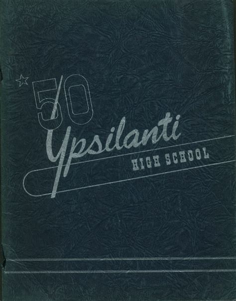 1950 yearbook from Ypsilanti High School from Ypsilanti, Michigan