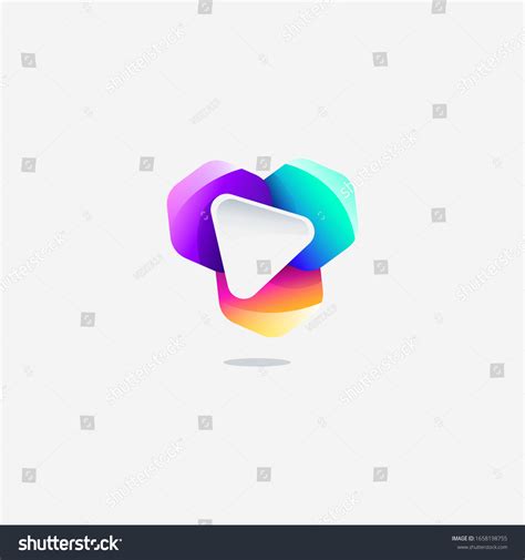 Vector Media Play Video Logo Design Stock Vector (Royalty Free ...