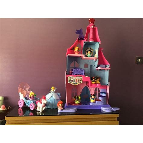 Fisher price little people disney princess castle with extras | in ...